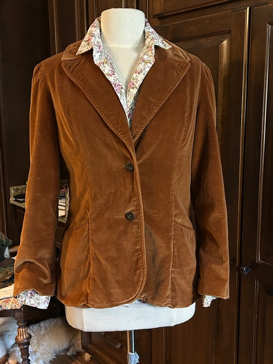 Paddle Saddle Jackets & Blazers - Paddle Saddle 1970’s Brown Velvet Blazer Sz M Union Made